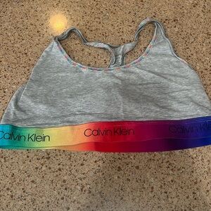 calvin klein sports bra